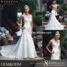 2015 Китай Производитель платье реальный образец русалка свадебное платье